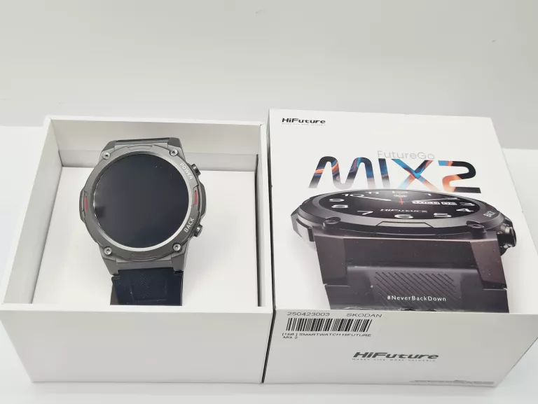 HIFUTURE SMARTWATCH FUTUREGO MIX2 CZARNY/RAVEN BLACK (HSF12BK)