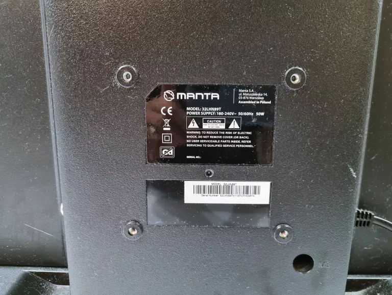 TELEWIZOR MANTA 32LHN89T 32" PILOT