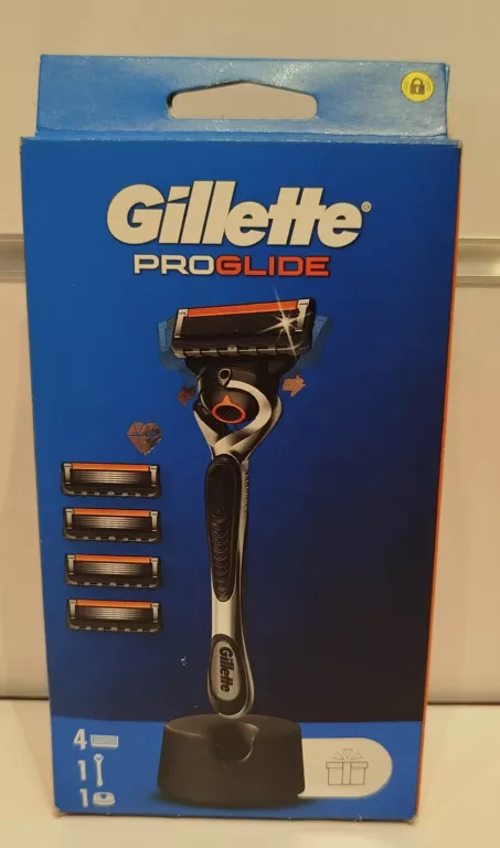 GILLETTE PROGLIDE MASZYNKA DO GOLENIA DLA MĘŻCZYZN + 4 OSTRZA