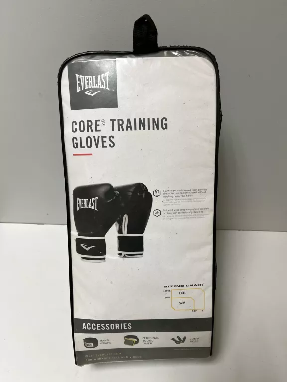 RĘKAWICE BOKSERSKIE EVERLAST CORE 2 ROZMIAR L/XL