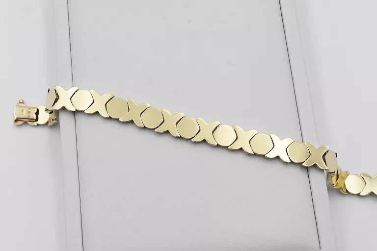 WYJĄTKOWA ZŁOTA BRANSOLETKA 17,03G 585 20CM