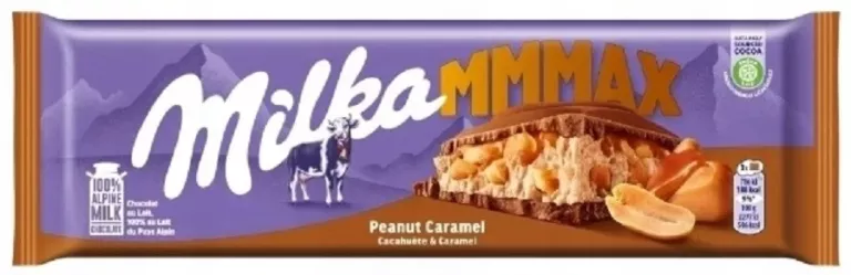 MILKA MMMAX CZEKOLADA MLECZNA PEANUT CARAMEL 276 G