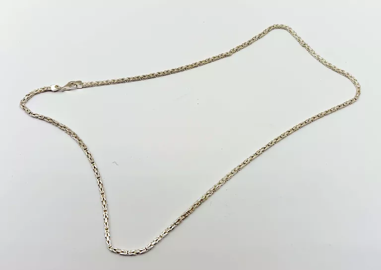 SREBRO - WYRÓB JUBILERSKI ŁAŃCUSZEK ROZMIAR 53CM