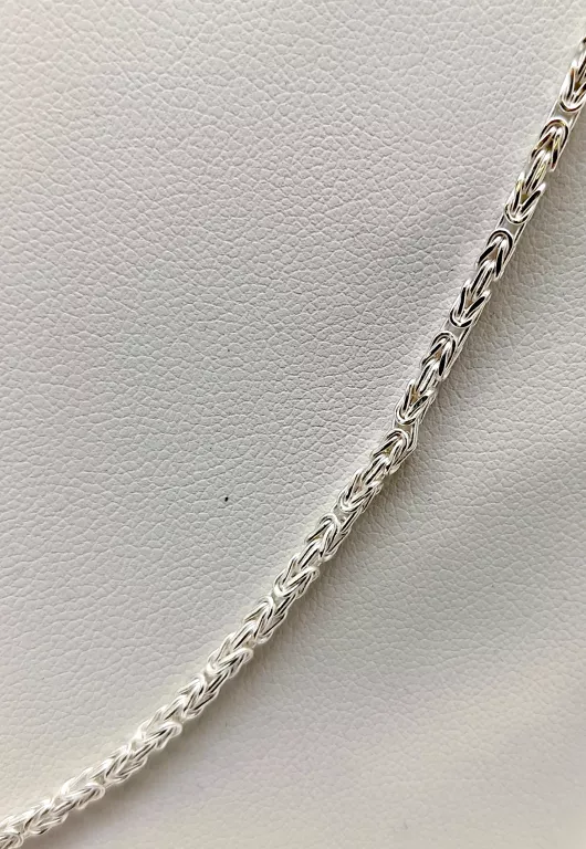 SREBRO - WYRÓB JUBILERSKI ŁAŃCUSZEK ROZMIAR 53CM