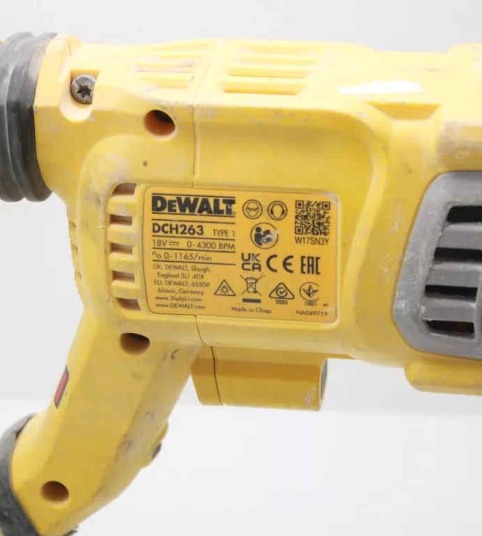 MŁOTOWIERTARKA AKUMULATOROWA DEWALT DCH263