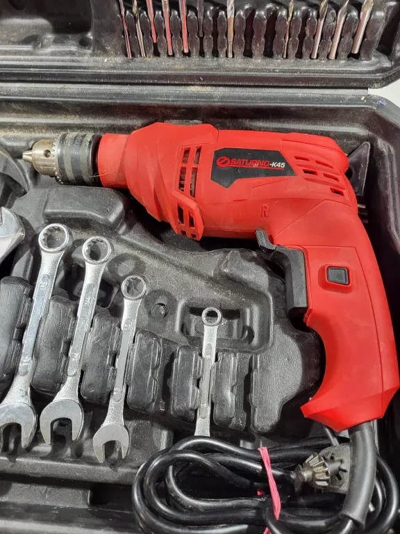 ZESTAW WIERTARKA + AKCESORIA SATURNO-K45 500W