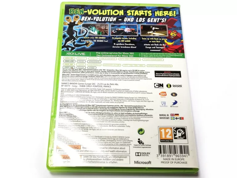 GRA XBOX 360 BEN 10 OMNIVERSE