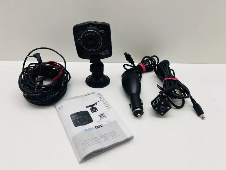 PODWÓJNA KAMERA SAMOCHODOWA NOR-TEC DUAL CAR CAMERA FULL HD LCD PRZÓD TYŁ