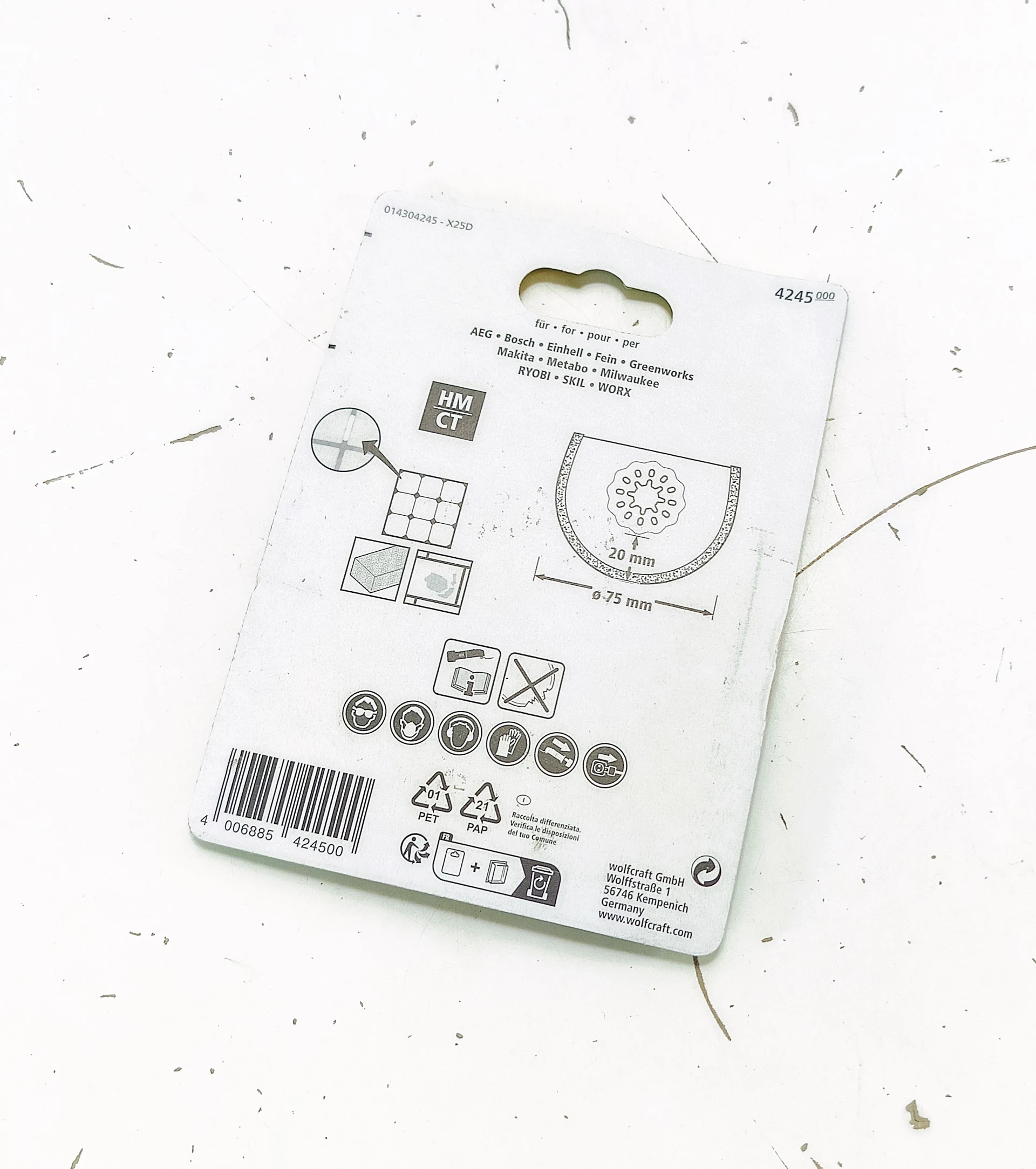 longlife-wolfcraft-koncowka-75mm-014304245-ean-gtin-4006885424500