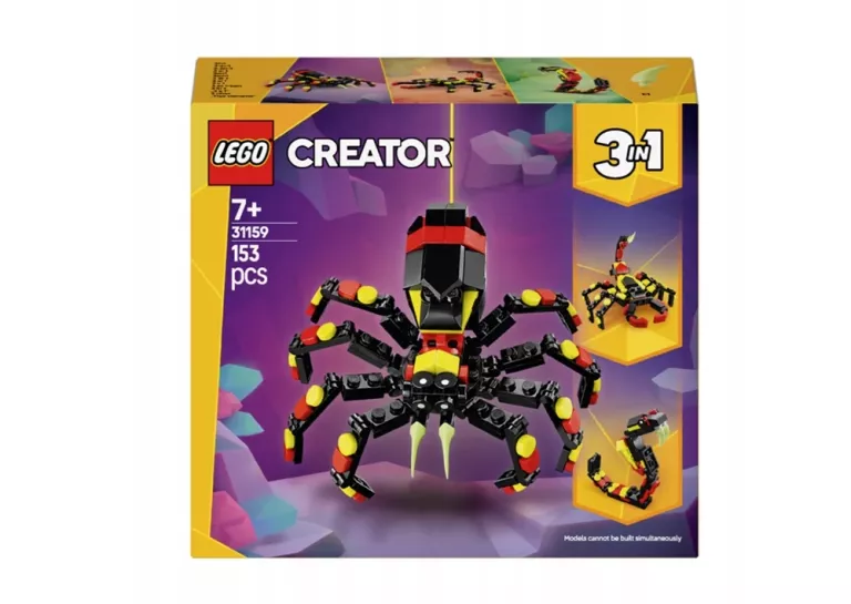 LEGO 31159 CREATOR DZIKIE ZWIERZĘTA: NIEZWYKŁY PAJĄK