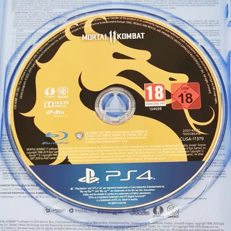 GRA PS4 MORTAL KOMBAT 11