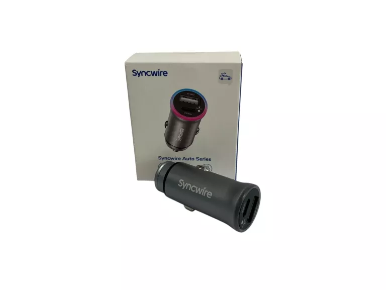 ŁADOWARKA SAMOCHODOWA SYNCWIRE AUTO MINI 90 36W/18W