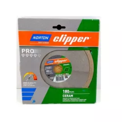 TARCZA DIAMENTOWA NORTON CLIPPER PRO CERAMIC MD120C 180 X 25,4/22,2 MM