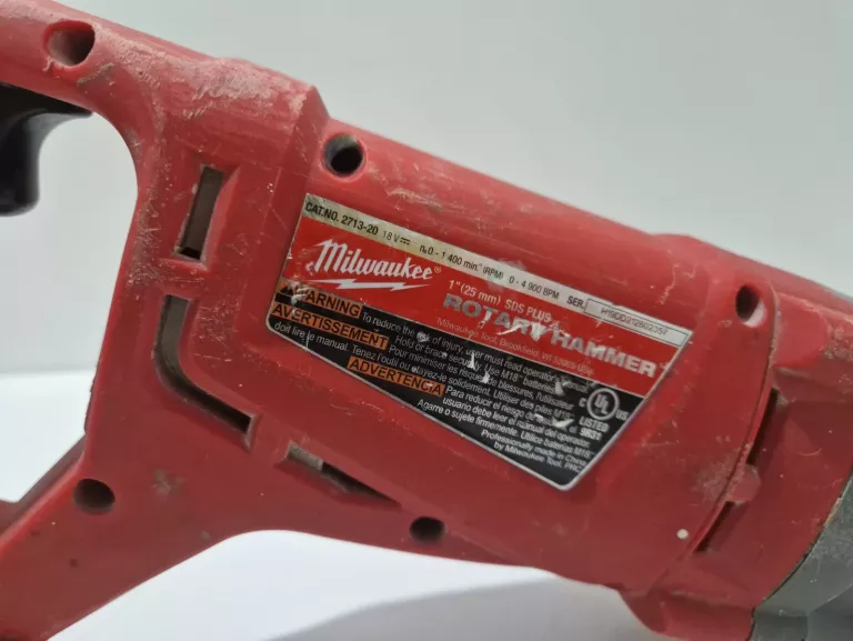 MILWAUKEE 1"  SDS PLUS ROTARY HAMMER
