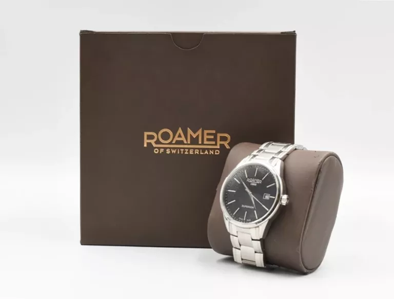 ZEGAREK ROAMER SUPERIOR 3H GENTS FULL SET