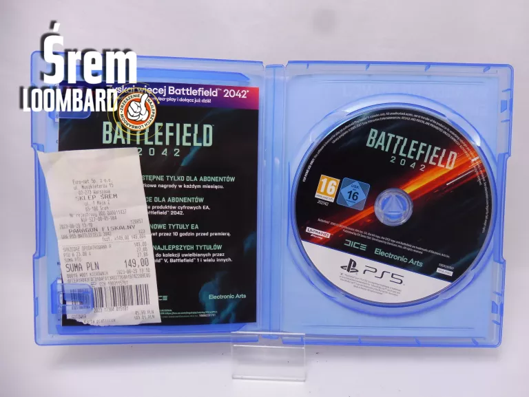 GRA BATTLEFIELD 2042 NA PS5, GWARANCJA, BDB STAN!