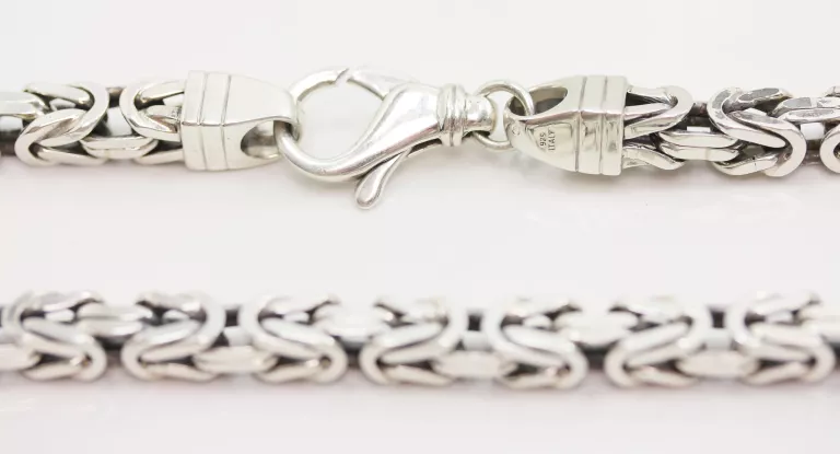 SREBRNY ŁAŃCUSZEK 925 KRÓLEWSKI 144,8 G 59 CM