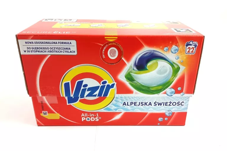 VIZIR ALL-IN-1 PODS KAPSUŁKI DO PRANIA, ALEPJSKA ŚWIEŻOŚĆ, 22 PRANIA