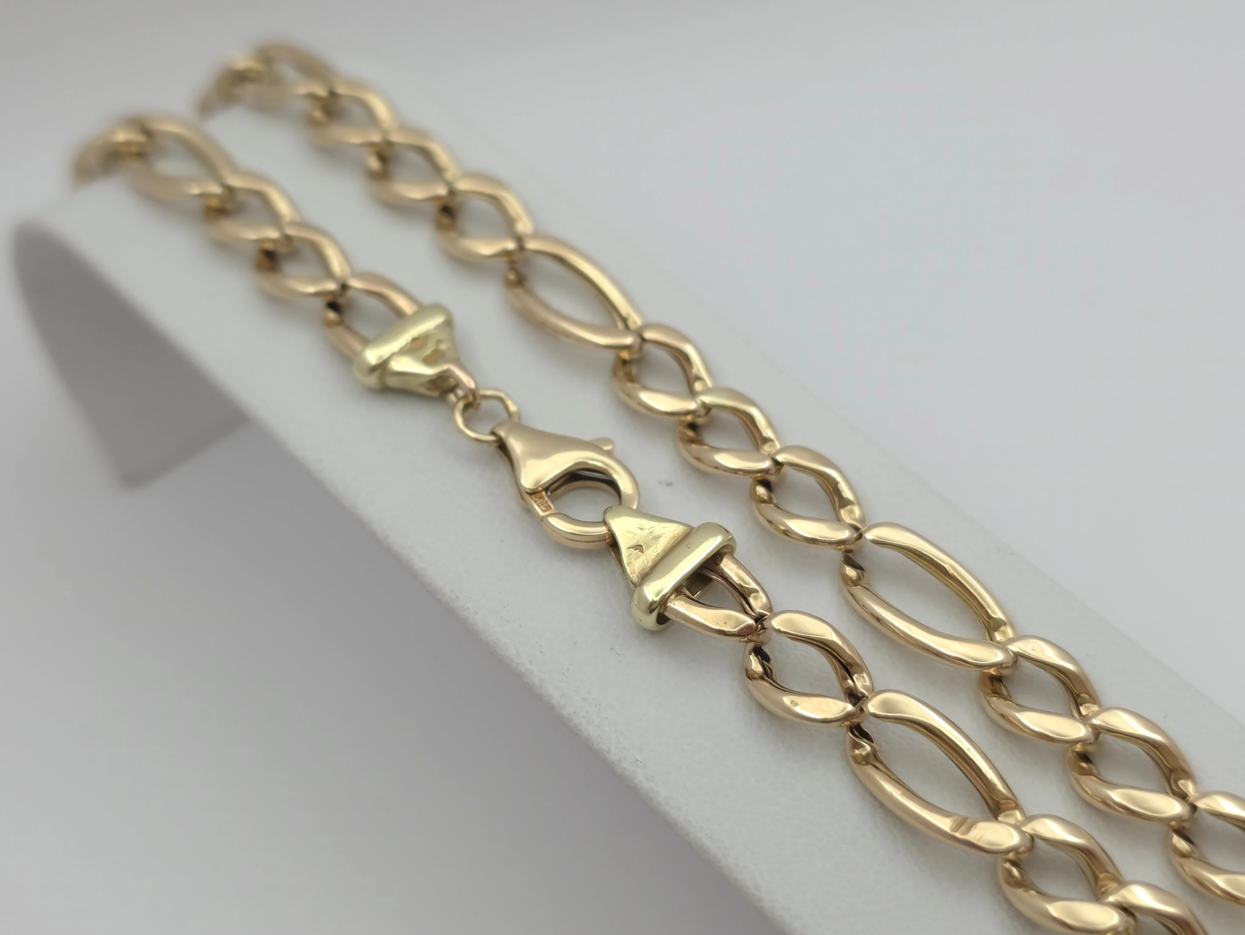 zloty-lancuszek-splot-figaro-585-14k-64cm-1945g-dlugosc-calkowita-6400