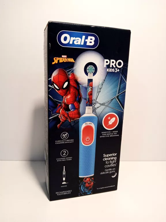 SZCZOTECZKA ELEKTRYCZNA ORAL B PRO KIDS SPIDERMAN