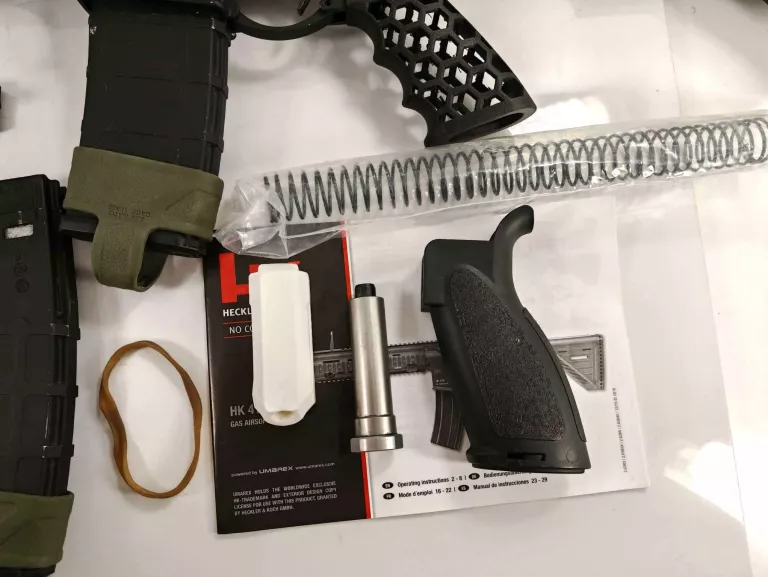 REPLIKA KARABINEK ASG H&K HECKLER&KOCH HK416 A5 6 MM CZARNA GAZOWA