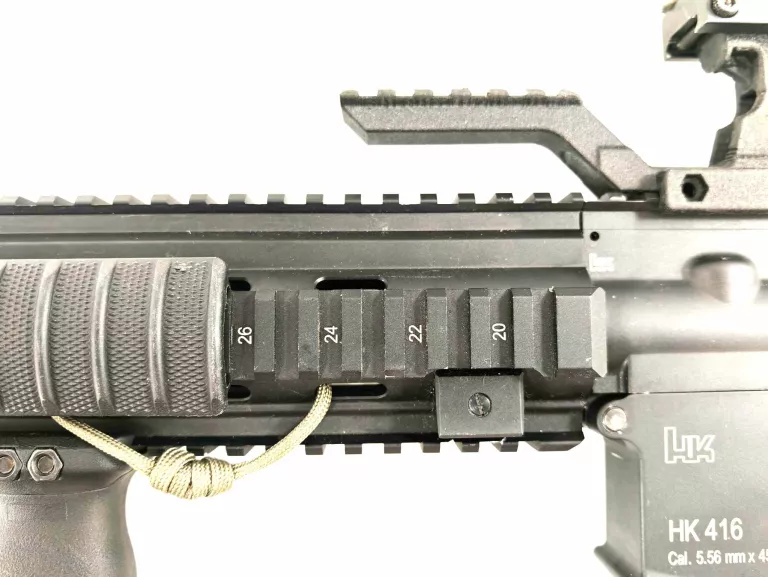 REPLIKA KARABINEK ASG H&K HECKLER&KOCH HK416 A5 6 MM CZARNA GAZOWA