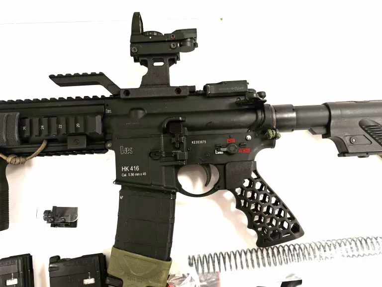 REPLIKA KARABINEK ASG H&K HECKLER&KOCH HK416 A5 6 MM CZARNA GAZOWA