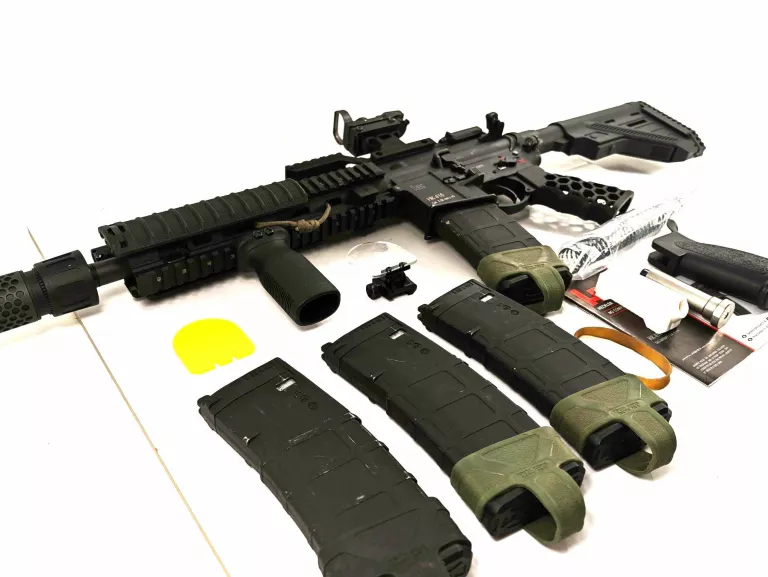 REPLIKA KARABINEK ASG H&K HECKLER&KOCH HK416 A5 6 MM CZARNA GAZOWA