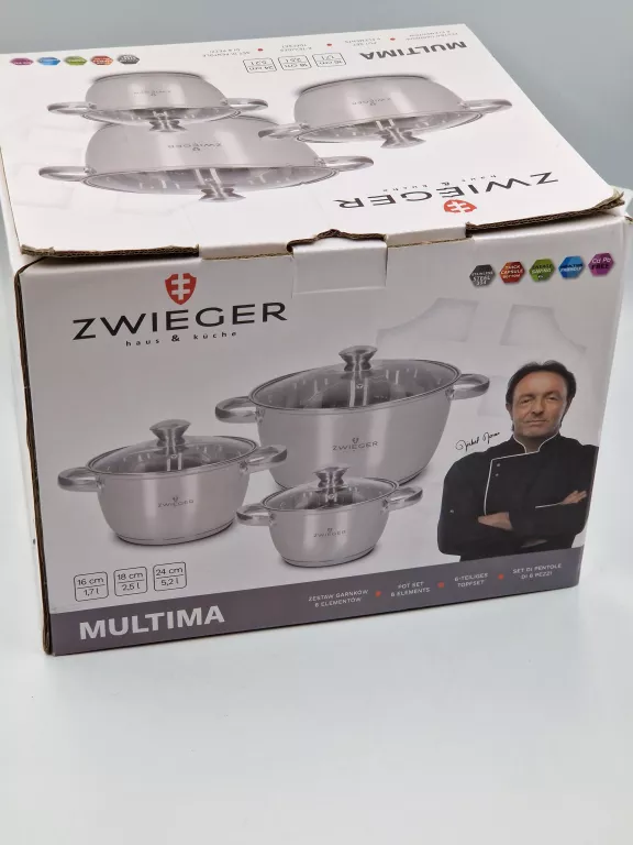 ZESTAW GARNKÓW ZWIEGER MULTIMA 6 ELEMENTÓW