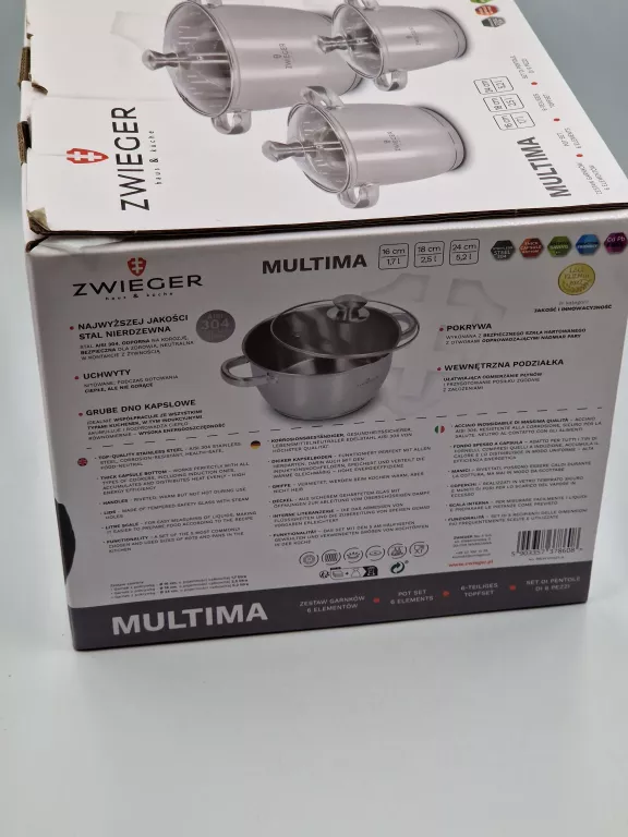 ZESTAW GARNKÓW ZWIEGER MULTIMA 6 ELEMENTÓW