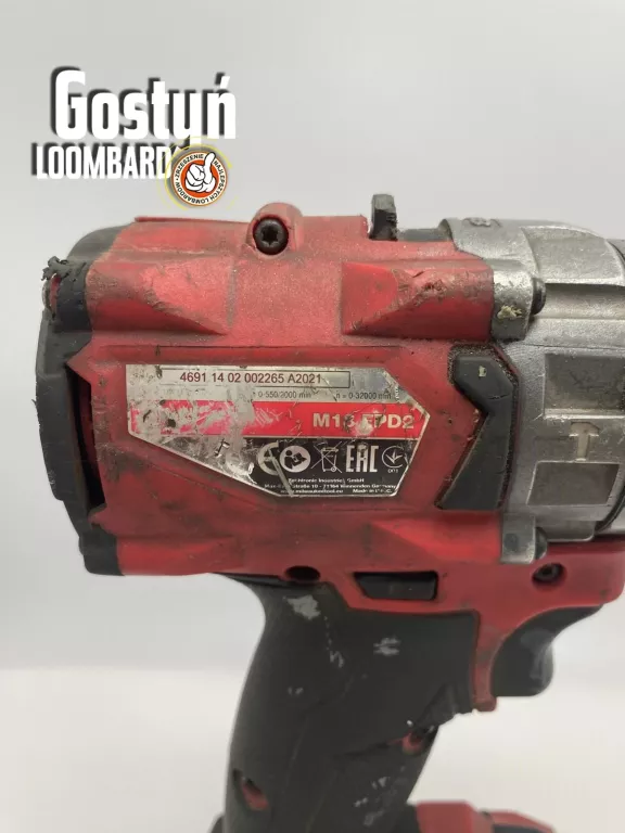 WKRĘTARKA MILWAUKEE M18 FPD2 AKU. 8.0 AH WALIZKA