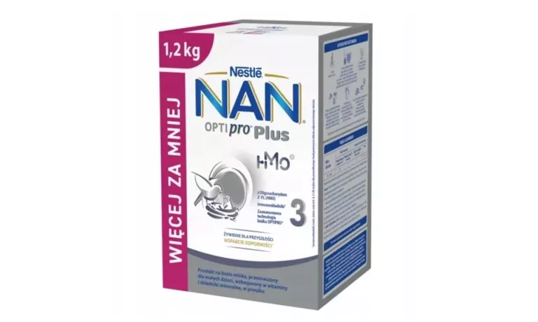 NAN OPTIPRO PLUS 3 MLEKO MODYFIKOWANE 12M+ 1,2 KG