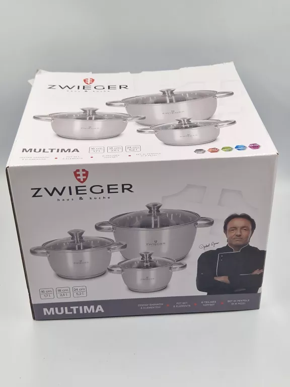 ZESTAW GARNKÓW ZWIEGER MULTIMA 6 ELEMENTÓW