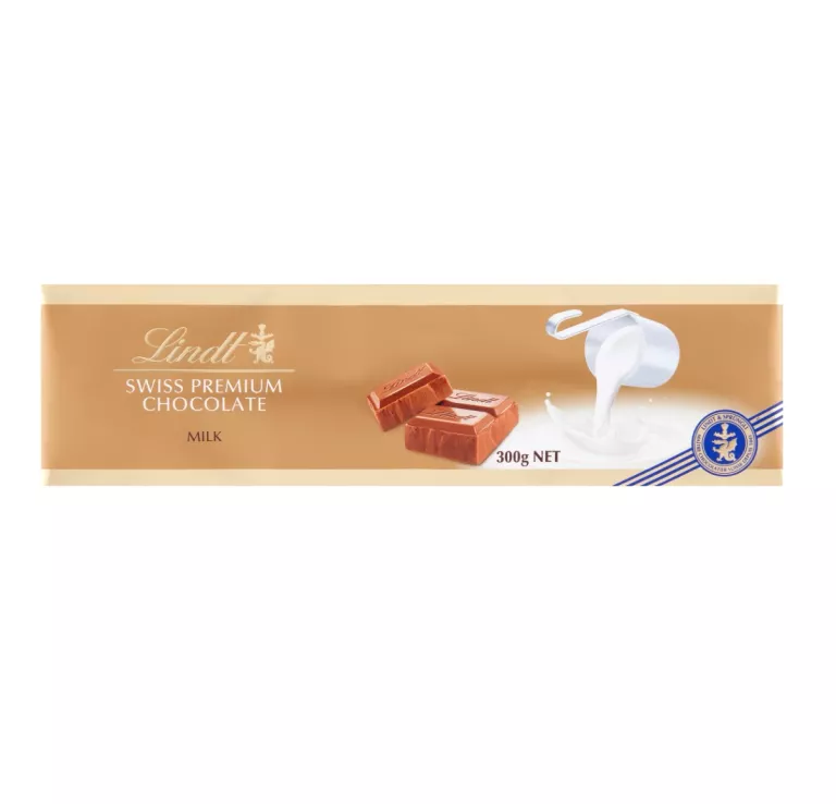 LINDT SWISS PREMIUM CHOCOLATE MILK CZEKOLADA 300G