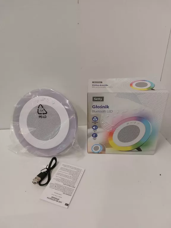SETTY GŁOŚNIK BLUETOOTH LED