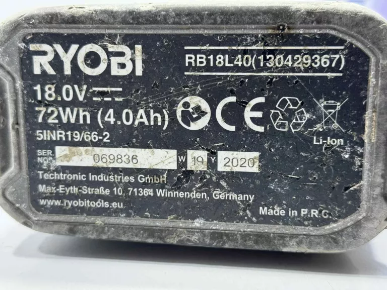 ZAKRĘTARKA RYOBI RID1801 + AKUMULATOR