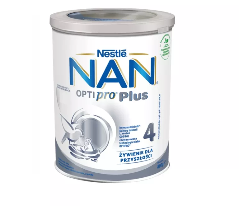 MLEKO MODYFIKOWANE NAN OPTIPRO PLUS 4 DLA DZIECI PO 2. ROKU 800 G