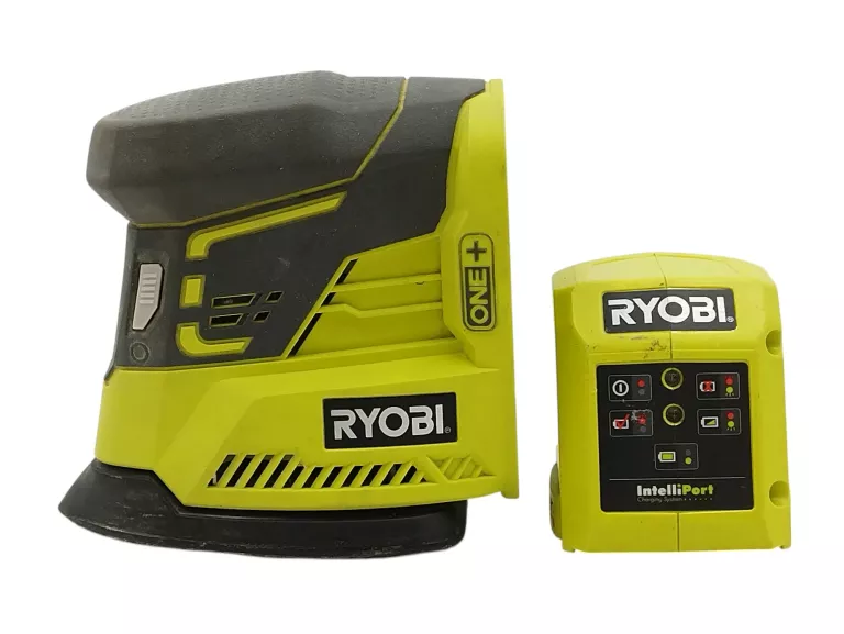 SZLIFIERKA OSCYLACYJNA RYOBI R18PS + ŁADOWARKA RC18115 18V