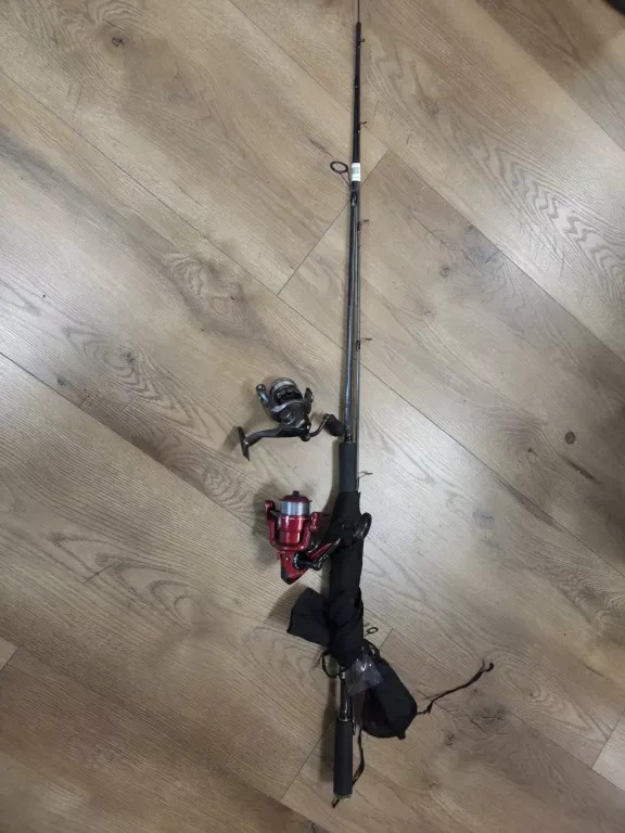 WĘDKA YAGI + 2 KOŁOWROTKI OKUMA CEYMAR 20