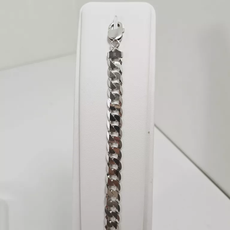 SREBRNA BRANSOLETKA PANCERKA P:925 W:20,60G DŁ:21CM