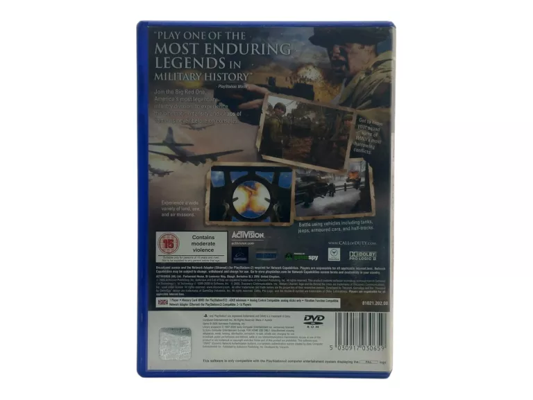 GRA PS2 CALL OF DUTY 2: BIG RED ONE