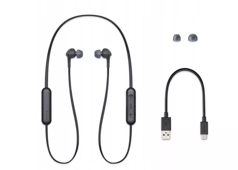 BEZPRZEWODOWE SŁUCHAWKI SONY WI-C100 CZARNE