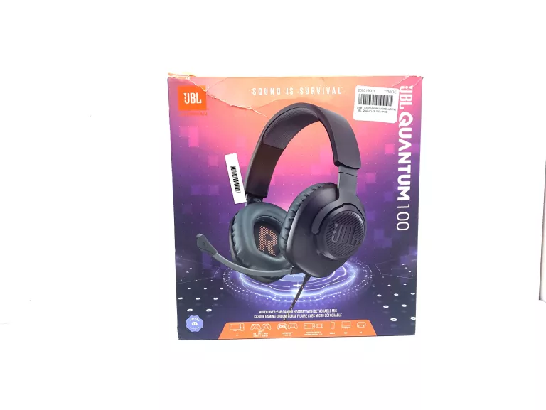 SŁUCHAWKI WOKÓŁUSZNE JBL QUANTUM 100