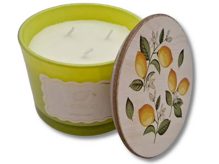 ŚWIECZKA LEMON SCENTED CABDLE 80-769