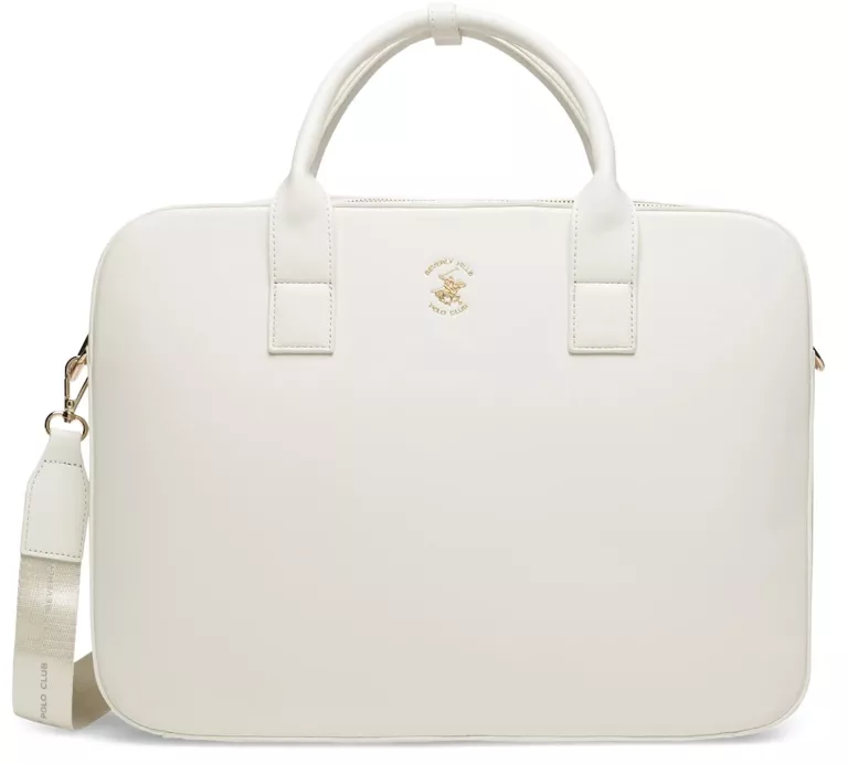 TORBA NA LAPTOPA BEVERLY HILLS POLO CLUB BIAŁA