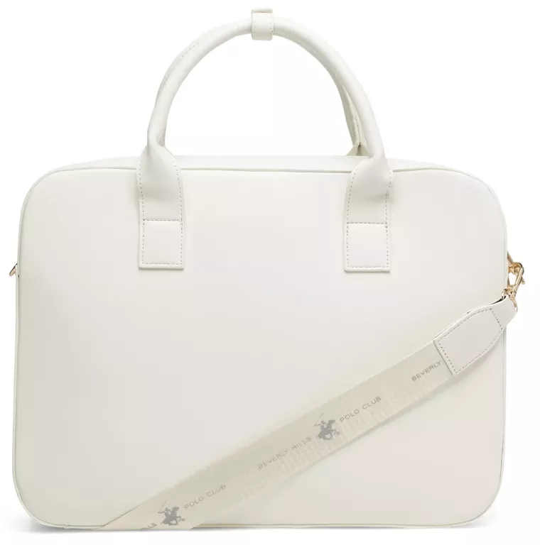 TORBA NA LAPTOPA BEVERLY HILLS POLO CLUB BIAŁA