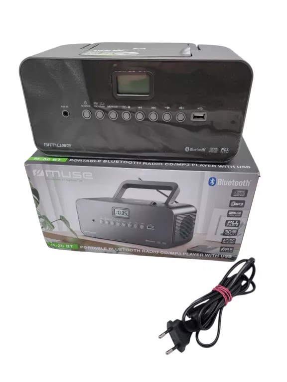 RADIOODTWARZACZ MUSE M-30 BTN Z BLUETOOTH FM - OKAZJA!