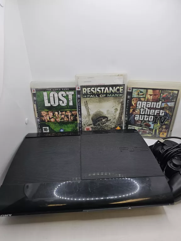 KONSOLA PLAYSTATION 3, PAD, 3GRY