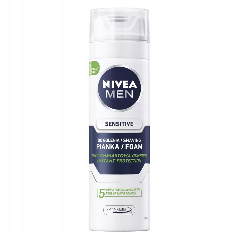 NIVEA MEN SENSITIVE PIANKA DO GOLENIA SKÓRY WRAŻLIWEJ ŁAGODZĄCA 200ML