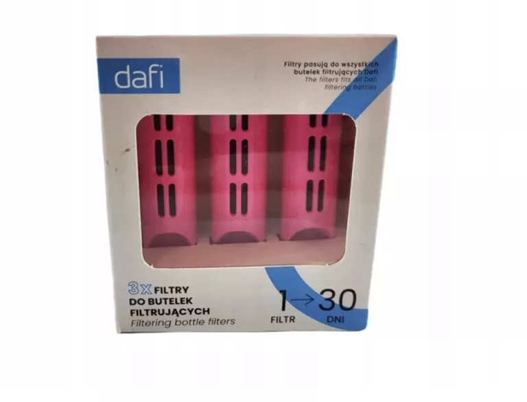 FILTRY DAFI DO BUTELKI SOLID I SOFT 3 SZT. FLAMING/RÓŻOWY